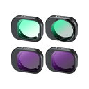 DJI Mini 4 Pro用フィルター CPL+UV+ND8+ND16 レンズ保護 紫外線カット AGC光学ガラス 高透過率 NDフィルター プロテクトフィル...