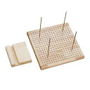 木製ブロッキングボード かぎ針編みブロッキングボード 編み物用ブロッキングボード 20cmx20cm ステンレス鋼ロッドピン付き 手作り木製かぎ針編みブロッキン...