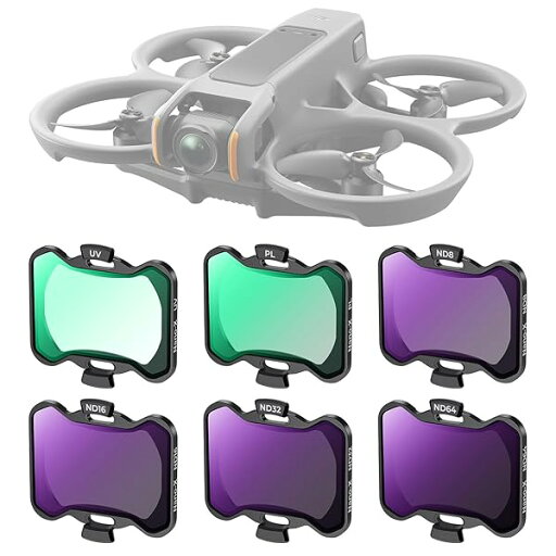 for DJI Avata 2 専用フィルターセット(UV+PL+ND8+ND16+ND32+ND64)UVフィルター PLフィルター NDフィルター 保護フィルター 装着便利 減光量調整 AGC光学ガラス コントラスト強調 ナノコーティング 撥水防 for DJI Avata 2 専用フィルターセット(UV+PL+ND8+ND16+ND32+ND64)UVフィルター PLフィルター NDフィルター 保護フィルター 装着便利 減光量調整 AGC光学ガラス コントラスト強調 ナノコーティング 撥水防