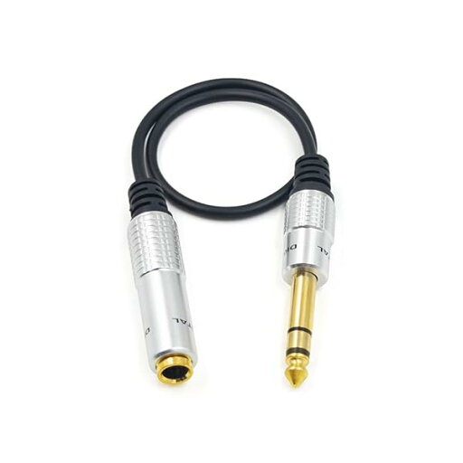 6.35mm オーディオケーブル,標準プラグ6.35mm to 6.35mm TRS(オス)-(メス)6.35mm 延長 ステレオオーディオケーブル 30cm (6.35オス-6.35メス) 6.35mm オーディオケーブル,標準プラグ6.35mm to 6.35mm TRS(オス)-(メス)6.35mm 延長 ステレオオーディオケーブル 30cm (6.35オス-6.35メス)