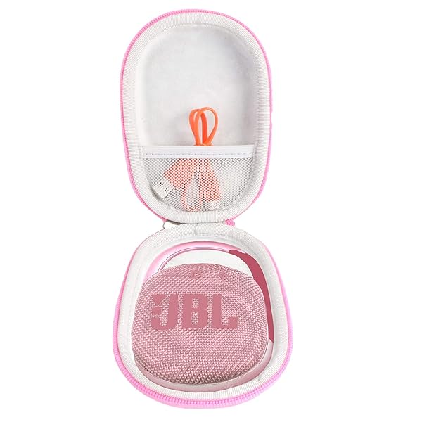 JBL Clip5 Clip4 CLIP 5 4 Bluetooth ポータブルスピーカー 専用保護収納ケース- (ピンク)