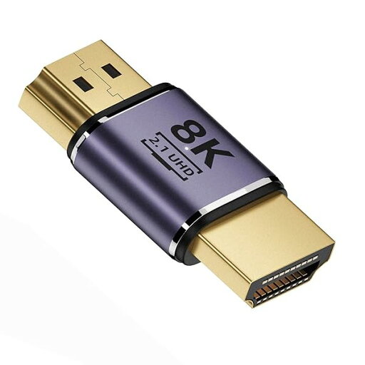 8Kケーブル HDMIオス-HDMI 2.1オス UHD延長ゴールドコンバーターアダプター 8K 60hz HDTV対応 8Kケーブル HDMIオス-HDMI 2.1オス UHD延長ゴールドコンバーターアダプター 8K 60hz HDTV対応