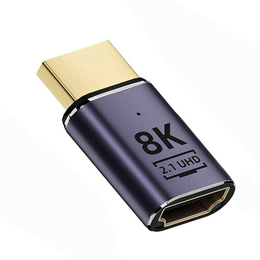 8Kケーブル HDMIオス-HDMI 2.1メス UHD延長ゴールドコンバーターアダプター 8K 60hz HDTV対応 8Kケーブル HDMIオス-HDMI 2.1メス UHD延長ゴールドコンバーターアダプター 8K 60hz HDTV対応