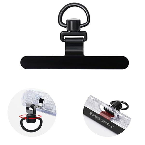 スマホストラップ ストラップホルダー 【極薄0.2mm・360°旋回式・浮きなし湾曲した構造】 金属製タグパッチ ステンレス鋼 メッキ仕上げ スマホショルダー 携帯ストラップホルダー 薄型 丈夫10kgまでの荷重量 スマホケースに挟む 全機種対応 充