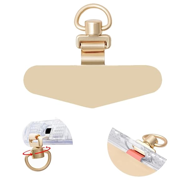 スマホストラップ ストラップホルダー 【極薄0.2mm・360°旋回式・浮きなし湾曲した構造】 金属製タグパッチ ステンレス鋼 メッキ仕上げ スマホショルダー 携帯ストラップホルダー 薄型 丈夫10kgまでの荷重量 スマホケースに挟む 全機種対応 充