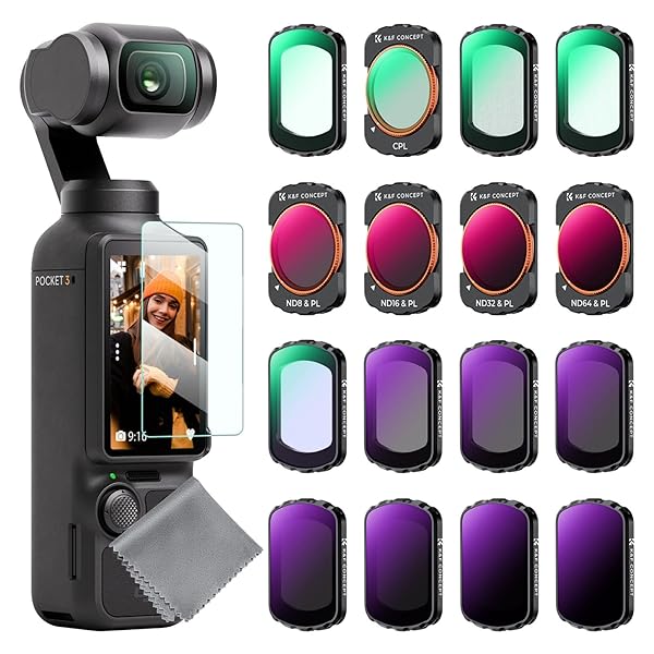 [16] Osmo Pocket 3  ե륿åȡ1/4֥åߥ+1/8֥åߥ+UV+å+CPL+ND...