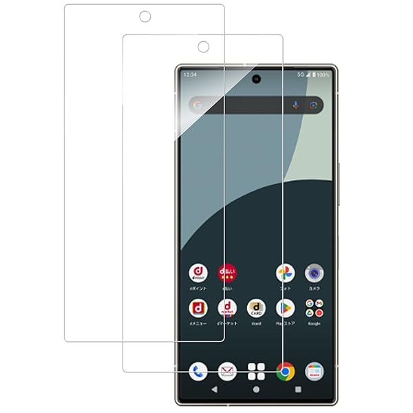 ガラスフィルム Aquos R9 SH-51E 用 (2枚)ガラスフィルム 日本旭硝子素材採用 全面 保護フィルム 強化ガラス フィルム