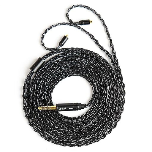 【KBEAR ST12Plus】2pin4.4mm kbearケーブル リケーブル 8本編み込み 高純度 4N 無酸素銅に銀メッキ アルミニウム陽極酸化プロセス KBEARイヤホンに適用 イヤホン用(MMCX·4.4mmブラック) 【KBEAR ST12Plus】2pin4.4mm kbearケーブル リケーブル 8本編み込み 高純度 4N 無酸素銅に銀メッキ アルミニウム陽極酸化プロセス KBEARイヤホンに適用 イヤホン用(MMCX·4.4mmブラック)
