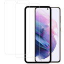 【2枚入り+ガイド枠付き】Galaxy S21 5G SCG09 SC-51B ガラスフィルム (2枚) 国産硝子素材製 SCG09 全面保護 強化ガラス SC-51B 保護 フィルム