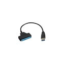 超高速5 Gbps USB 3.0 to SATA 22ピンアダプタケーブル2.5ハードディスクドライバSSD(2)