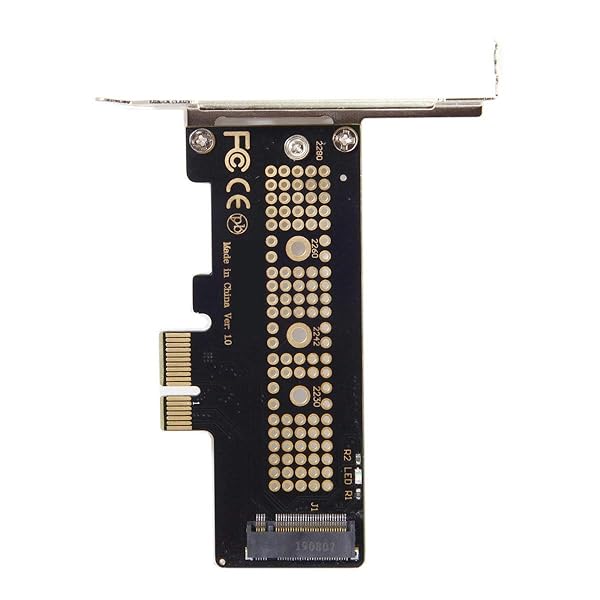ロープロファイル PCI-E 3.0 x4 レーンからM.2 NGFF M-Key SSD Nvme AHCI PCI Express アダプターカード
