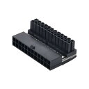 デスクトップPCの供給のための24pin男性の90度のアダプターのメインボードのマザーボードへのCY ATX 24Pinの女性(2)