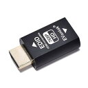 (イヴァンラック) HDMI EDIDエミュレーター パススルー 第3世代 プレミアムアルミニウム エミュレーター アダプター不要 Mac ThunderboltからHDMIスイッチ/エクステンダー/AVレシーバー/ビデオスプリッターに対応 1024
