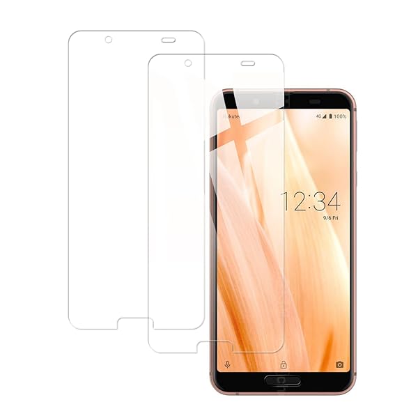 【2枚セット】 日本素材製 強化ガラス AQUOS sense3 / sense 3 lite 用 ガラスフィルム For SHV45 / SH-02M / SH-RM12 強化ガラス フィル FOR sense3 / sense3 Lite 液晶保