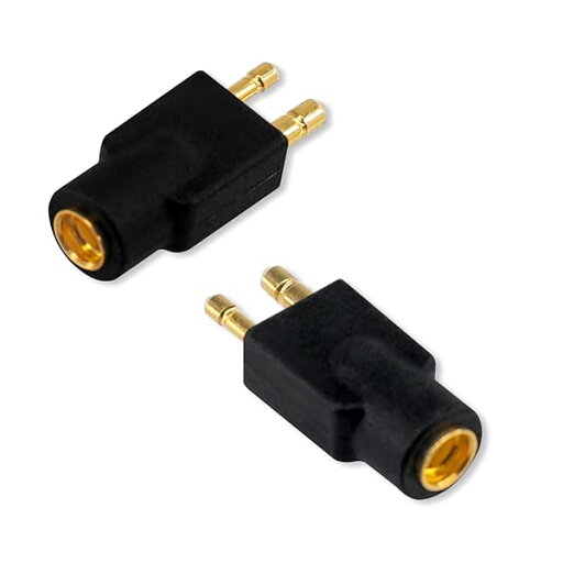 mmcx (リケーブル側) to FitEar (イヤホン側) アダプタ 千住銀入り錫はんだ 2U"金メッキプラグ 一体射出成形技術 音質劣化なし 線材テスト作業用 1ペア ブラック mmcx (リケーブル側) to FitEar (イヤホン側) アダプタ 千住銀入り錫はんだ 2U"金メッキプラグ 一体射出成形技術 音質劣化なし 線材テスト作業用 1ペア ブラック