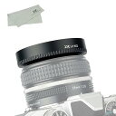 ねじ込む式 アルミ レンズフード Nikon Nikkor Z 28mm F2.8 SE & Nikon Nikkor Z 40mm F2 レンズ 用 Nikon Z fc に対応 Ф52mm保護フィルター と レンズキャップ インストール可能 クリ