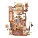 ® 日本語説明書付 動く 3D ウッドパズル お菓子工場