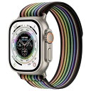 コンパチブル トレイルループ apple watch Ultra バンド 49mm/45mm/46mm/44mm/42mm 41mm/40mm/38mm 軽量 ソフト 快適 iwatch バンド apple watch Ultra2/Ultra/10(2)