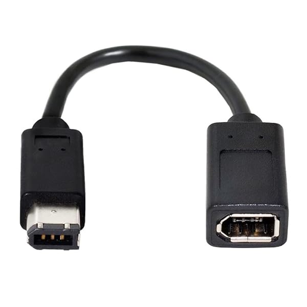 IEEE 1394 6ピン オス-メス 延長データビデオキャプチャカード Firewire 400~400ケーブル 20cm