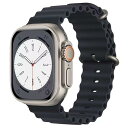 コンパチブル apple watch バンド オーシャンバンド apple watch Ultra バンド 49mm/46mm/45mm/44mm/42mm 41mm/40mm/38mm 軽量 耐食性 強靭 金属製バックル apple watch U