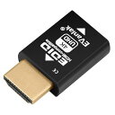 Mini HDMI EDIDエミュレーターパススルー - 1080p~4K@60Hz | コンパクトデザイン | HDMIスイッチ、エクステンダー、AVレシーバー、ビデオスプリッターをサポート 3840x2160@60Hz-1個。
