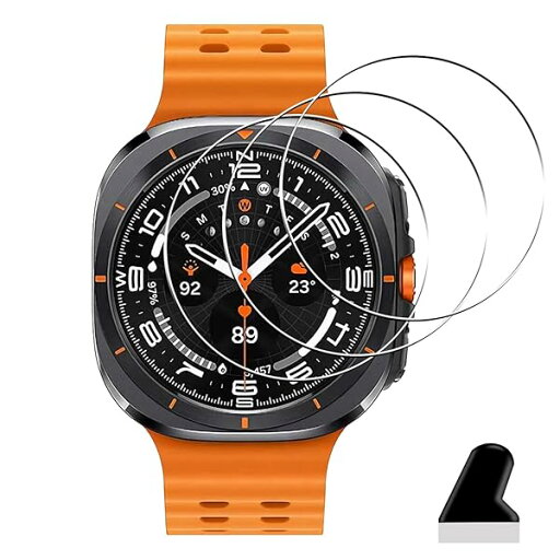 【3枚セット】 対応 Galaxy Watch Ultra 47mm ガラスフィルム 保護フィルム 3枚 対応 ギャラクシーウォッチUltra 47mm フィルム 【 硬度9H 日本旭硝子製 】 対応 Galaxy Watch Ultra 液晶保護フ 【3枚セット】 対応 Galaxy Watch Ultra 47mm ガラスフィルム 保護フィルム 3枚 対応 ギャラクシーウォッチUltra 47mm フィルム 【 硬度9H 日本旭硝子製 】 対応 Galaxy Watch Ultra 液晶保護フ