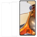 【2枚入り】Xiaomi 11T / 11T Pro ガラスフィルム (2枚) 国産硝子素材製 11T 強化ガラス 11T Pro 第4世代 保護 フィルム