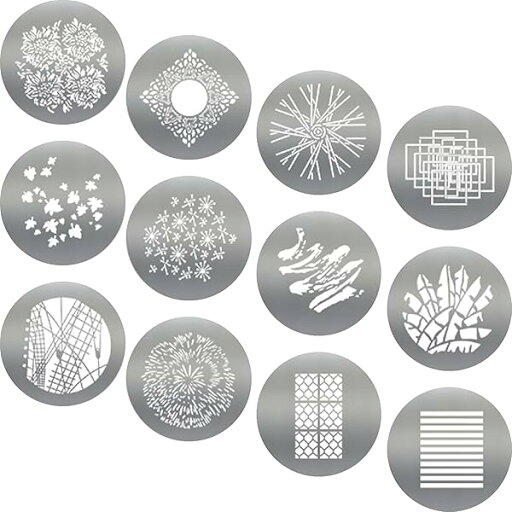 GOBO ホルダー メタルゴボ スポット系 金属製 絵柄型番:37~48 適格請求書発行可 GOBO ホルダー メタルゴボ スポット系 金属製 絵柄型番:37~48 適格請求書発行可