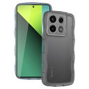 ケース 用の Xiaomi RedMi Note 13 Pro 5G ケース ギャラクシー TPU 素材 全面保護ケース クリア 透明 可愛い うねうね 波状 ...