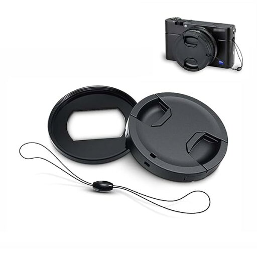 フィルターアダプター Sony ZV-1 II ZV-1 ZV1 RX100VII RX100VI Canon G5 X Mark II 対応 レンズキャップ キット 付属 フィルターアダプター Sony ZV-1 II ZV-1 ZV1 RX100VII RX100VI Canon G5 X Mark II 対応 レンズキャップ キット 付属