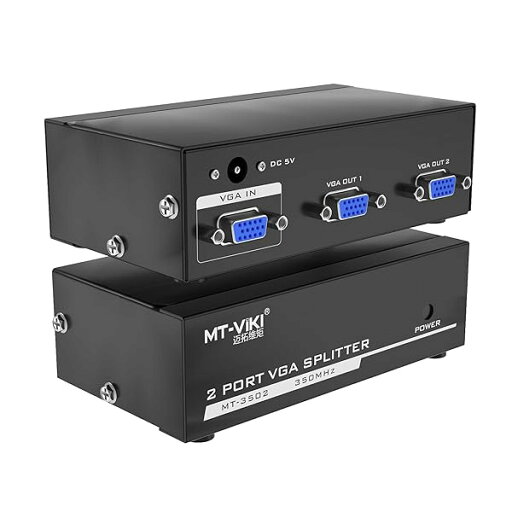 VGA 分配器 1入力2出力 VGA スプリッター 2出力同時出力 2ポート 2画面同時出力350 Mhz ビデオ配布デュプリケーター 1 PC デュアル モニター プロジェクター用 VGA 分配器 1入力2出力 VGA スプリッター 2出力同時出力 2ポート 2画面同時出力350 Mhz ビデオ配布デュプリケーター 1 PC デュアル モニター プロジェクター用