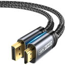 DisplayPort HDMI 変換ケーブル 2M、4K@30Hz 2K@120Hz ディスプレイポートHDMI 変換【逆方向に非対応】Lenovo、HP、ASUS、Dell、モニターなどに対応(ブラック)
