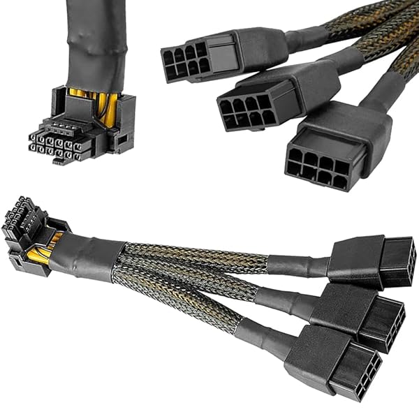 Ʋ㤨16 AWG PCIE 5.0 12VHPWR 600W 3x8ԥ󤫤16ԥ(12+4ԥؤ90ľŸץ֥ եåRTX 4090 4080 3090TI 4070Ti (AѡפβǤʤ2,590ߤˤʤޤ