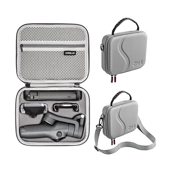 Osmo Mobile 6 収納ケース DJI OM 6 専用 防水 キャリーケース 防水 ポータブル 収納用ショルダーバッグ トラベルケース DJI OM 6ジンバルスタビライザー用