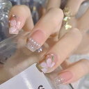 ネイルチップ ミディアム 24枚入り ネイルチップ ショート 人気 和風 かわいい シンプル おしゃれ つけ爪 ショート 春夏 花嫁ネイル 光沢 成人式 入学式 卒業式 結婚式パーティー ネイル チップ秋冬 ツールキット付属(#ZZB27)