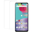 【2枚入り】Galaxy A41 SC-41A SCV48 ガラスフィルム (2枚) 国産硝子素材製 強化ガラス 保護 フィルム