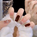 ネイルチップ ミディアム 24枚入り ネイルチップ ショート 人気 和風 かわいい シンプル おしゃれ つけ爪 ショート 春夏 花嫁ネイル 光沢 成人式 入学式 卒業式 結婚式パーティー ネイル チップ秋冬 ツールキット付属(#DXZ-112)