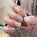 ネイルチップ ミディアム 24枚入り ネイルチップ ショート 人気 和風 かわいい シンプル おしゃれ つけ爪 ショート 春夏 花嫁ネイル 光沢 成人式 入学式 卒業式 結婚式パーティー ネイル チップ秋冬 ツールキット付属(#BOMB-136)