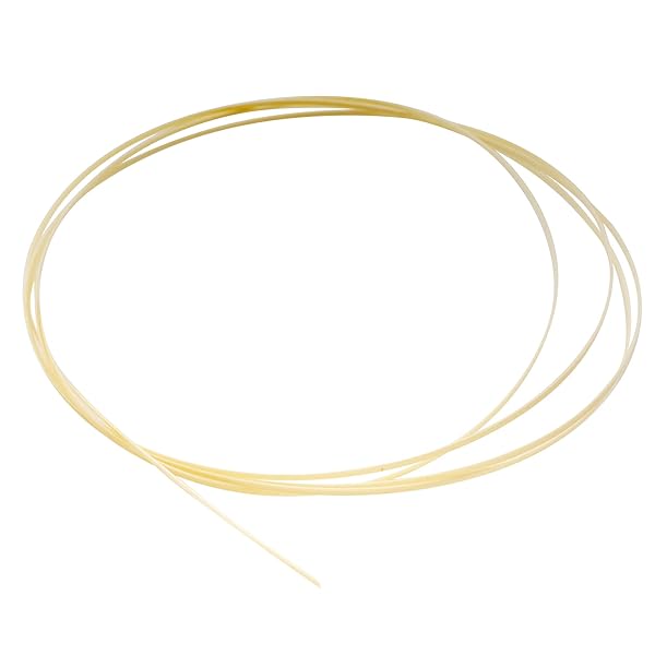 プラスチック製ギター用バインディング1650x1.5x0.5mm、アイボリー