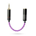 変換ケーブル バランス接続ケーブル ジャック 変換 2.5mm 四極(オス)→ 4.4mm 五極(メス)8芯 10cm