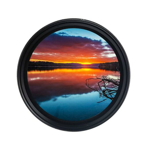 可変式 49mm 減光NDフィルター 減光範囲ND2-ND400 薄型 X状ムラなし 光量調節用 49mm レンズフィルター (49mm) 可変式 49mm 減光NDフィルター 減光範囲ND2-ND400 薄型 X状ムラなし 光量調節用 49mm レンズフィルター (49mm)