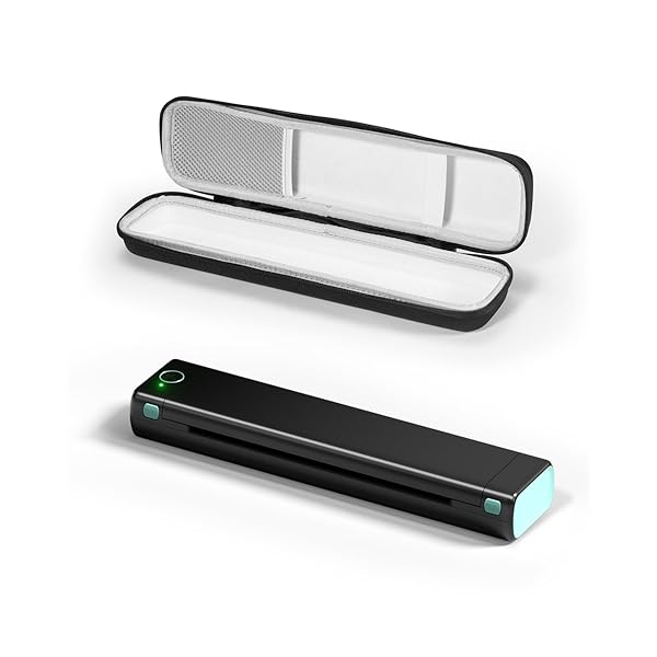 M08F A4モバイルプリンター ストレージモデル ポータブルプリンター サーマルプリンター タトゥー転写プリンター 旅行/ビジネス/家庭/学校用 収納ケース付き