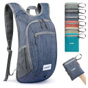 10/15L/20Lハイキングバックパック 軽量パッカブルハイキング デイパック小さな旅行 アウトドア 折り畳み式ショルダーバッグ