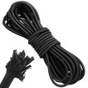 ショックコード ゴム紐 幅2.5mm 長10m 黒ラテックスゴムコード ラウンド DIYゴム紐 日焼け防止と耐久性 超強力な耐荷重性 安全で安定 多目的ロープ (2.5mm)