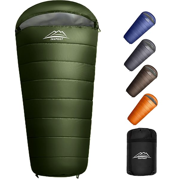 寝袋 シュラフ マミー型 キャンプ アウトドア 軽量 保温 耐寒 防水 封筒型 コンパクト 登山 車中泊 防..