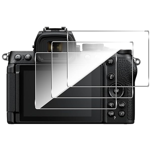 【3枚セット】For Nikon Z50II フィルム Nikon Z50II ガラスフィルム 衝撃吸収 9H硬度 飛散防止 2.5Dラウンドエッジ 自動吸着 気泡ゼロ 高透過率 高感度