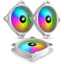 Rocket-X 音楽 RGB ファン、120mm PC ケースファン、5V 3 ピン ARGB ヘッダーマザーボード Aura SYNC ハブとリモート付き,...