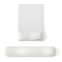 UnivoColors リストレスト マウスパッド セット 手首置き プレミアムPU素材 人間工学デザイン 疲労低減 長時間操作のサポート 低反発クッション 体...