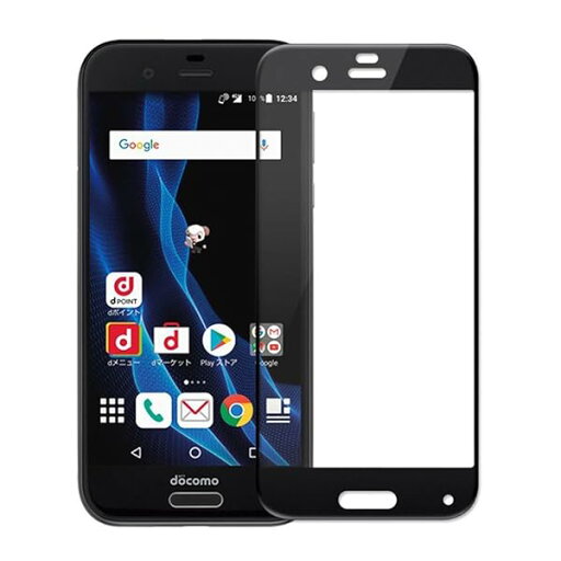 (ミーモール) SHARP AQUOS R ガラスフィルム 3D 炭素繊維 硬度9H 全面ガラス SH-03J SHV39 604SH 全画面保護 フィルム (ブラック/Mercury Black) (ミーモール) SHARP AQUOS R ガラスフィルム 3D 炭素繊維 硬度9H 全面ガラス SH-03J SHV39 604SH 全画面保護 フィルム (ブラック/Mercury Black)