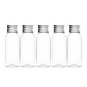 化粧品用 詰め替えボトル 30ML 小分け容器 小分けボトル クリームローション化粧品容器 携帯用 収納 旅行用品 アルミキャップ 5個入り